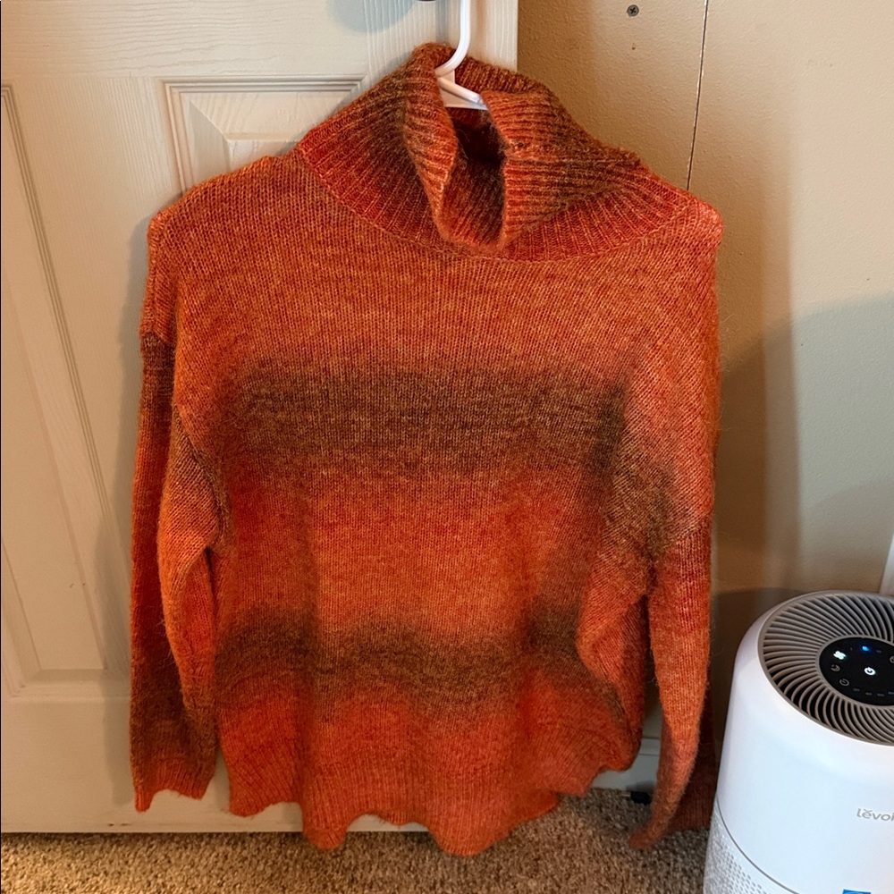 Red Dress Boutique Vibrant Orange Knit Sweater